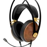 Meze 99 Classics walnut gold Headset, наушники с гарнитурой