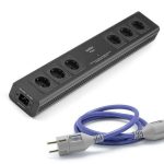 Isotek V5  Sirius 6-Way (Black) с кабелем Premier C19