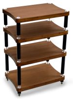 Atacama Evoque Eco SE2 60-40 Hi-Fi стойка, Dark Finish Bamboo, 3 полки + база