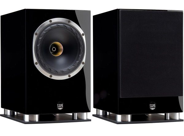 Fyne Audio F500SP Piano Gloss Black, полочная акустика