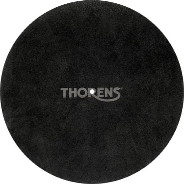 Thorens Leather turntable mat black