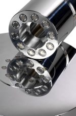 Стол винилового проигрывателя Transrotor ARTUS FMD с тремя моторами, подготовкой под тонарм 9 дюймов, Блоком питания Konstant FMD, рукояткой плавного запуска, стойкой и хромированным прижимным диском — изображение 4